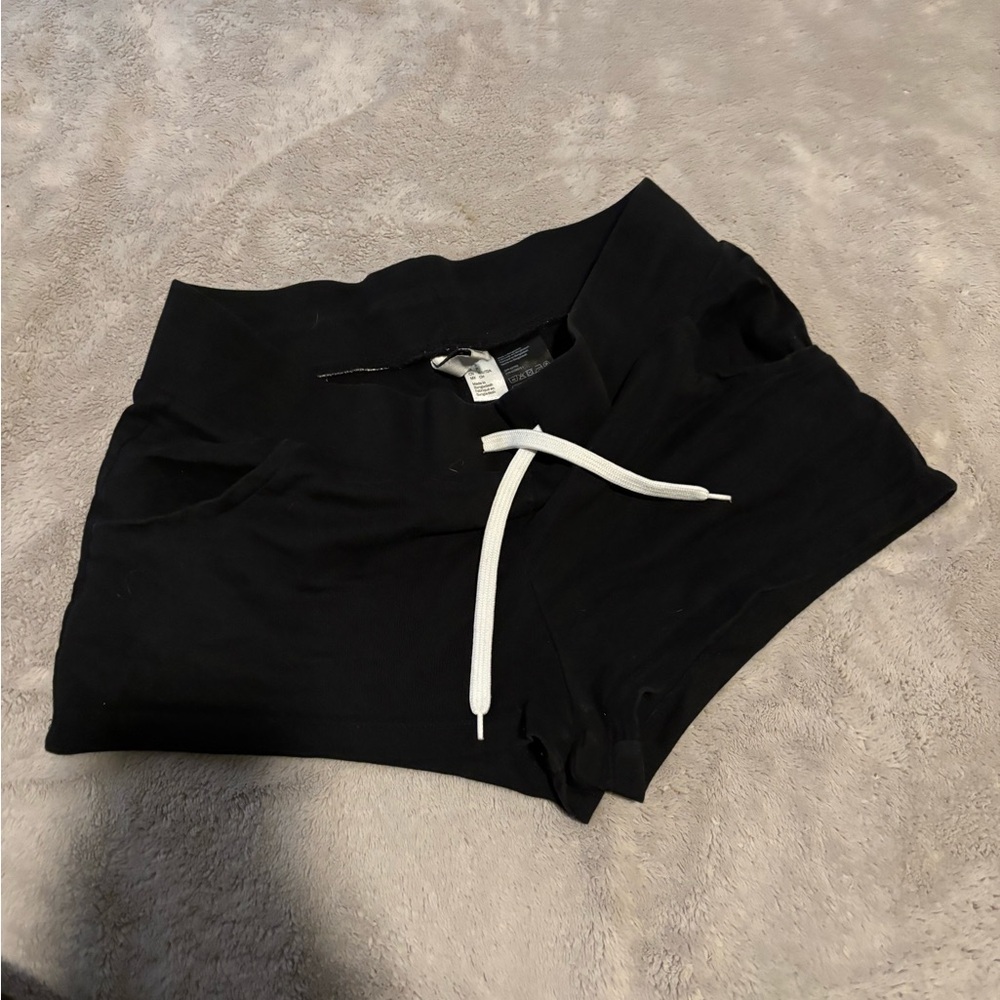 H&M Black and White Athletic Shorts